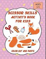 Scissor Skills Activity Book for Kids