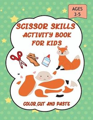 Scissor Skills Activity Book for Kids