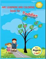 A B C Learning and Coloring Book for toddlers