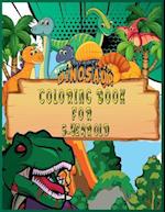 Dinosaur Coloring Book for 5 Year Old