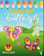 butterfly coloring books for kids ages 4-8