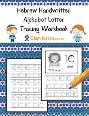 Hebrew Handwritten Alphabet Letter Tracing Workbook