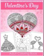 Valentine's Day Adult Coloring Book