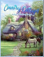 Country Cottages Coloring Book