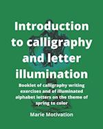 Introduction to calligraphy and letter illumination