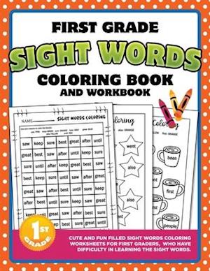 First Grade Sight Words Coloring Book and Workbook