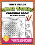 First Grade Sight Words Coloring Book and Workbook