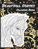 Beautiful Horses - Coloring Book
