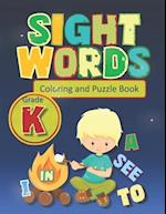 Sight Words Coloring and Puzzle Book