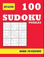 100 Sudoku Puzzles Hard to Expert