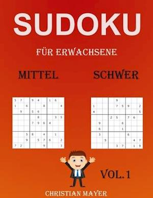 Sudoku für Erwachsene Mittel-Schwer