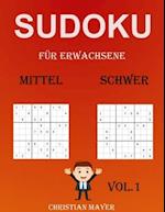 Sudoku für Erwachsene Mittel-Schwer