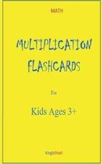 Math - Multiplication flashcards for kids Ages 3+