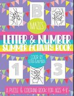 Letter & Number Summer Activity Book