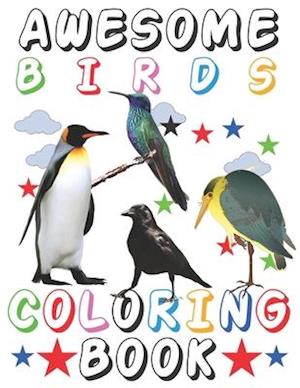 Awesome Birds Coloring Book