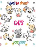 how to draw cats for kids