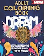 Adult Coloring Book Dream