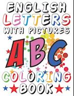 English Letters With Pictures Coloring Book