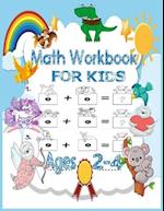 Math Workbook for kids Ages 2-4