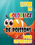 livre de coloriage de poissons pour les enfants