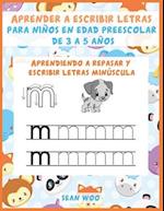 Aprender a escribir letras para niños en edad preescolar de 3 a 5 años