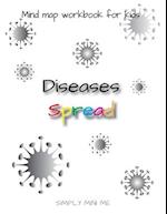 Mind map workbook for kids - Disease Spread