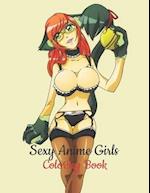 Sexy Anime Girls Coloring Book