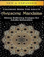 Awesome Mandalas - Adult Coloring Book