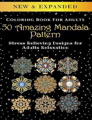 50 Amazing Mandala Pattern - Adult Coloring Book