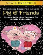 Pig & Friends - Adult Coloring Book