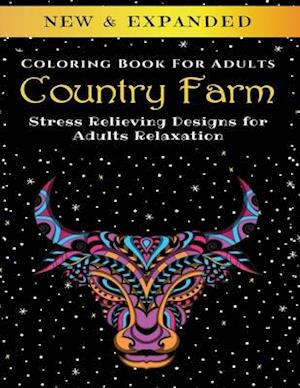 Country Farm - Adult Coloring Book