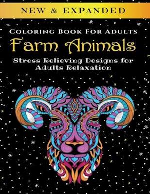 Farm Animals - Adult Coloring Book