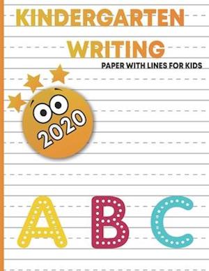 kindergart writing paper with lines for kids