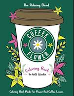 Coffee Flower Coloring Book