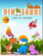 Dinosauri Libro da Colorare per bambini 4-8 anni