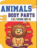 Animals Body Parts Coloring Book