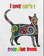 I Love Cats! Coloring Book