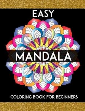 Easy Mandala Coloring book for beginners