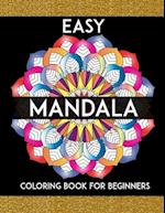 Easy Mandala Coloring book for beginners