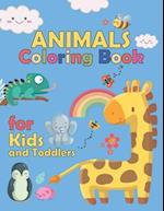 Animals Coloring Book For Kids And Toddlers