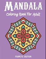 Mandala Coloring Book For Adult