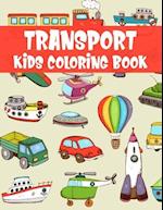 Transport Kids Coloring Book