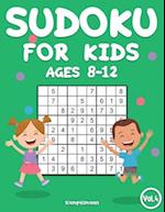 Sudoku for Kids 8-12: 200 Sudoku Puzzles for Childen 8 to 12 with Solutions - Increase Memory and Logic (Vol. 4) 