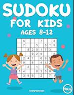 Sudoku for Kids 8-12: 200 Sudoku Puzzles for Childen 8 to 12 with Solutions - Increase Memory and Logic (Vol. 6) 