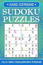 Sudoku Puzzle Books Hard Extreme: 10x10 Grid Small Book | Brick, Ladder, Diagonal, and Diamond Sudoku Challenging for Expert 