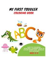 My First Toddler Coloring Book