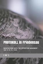 PROTOKOLL in Friedensau