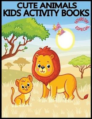 Cute Animals Kids Activity Books Fathers Day Especial