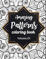 Amazing Patterns Coloring Book (Volume 1)