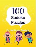 100 Sudoku Puzzles - for 3rd Grade Student